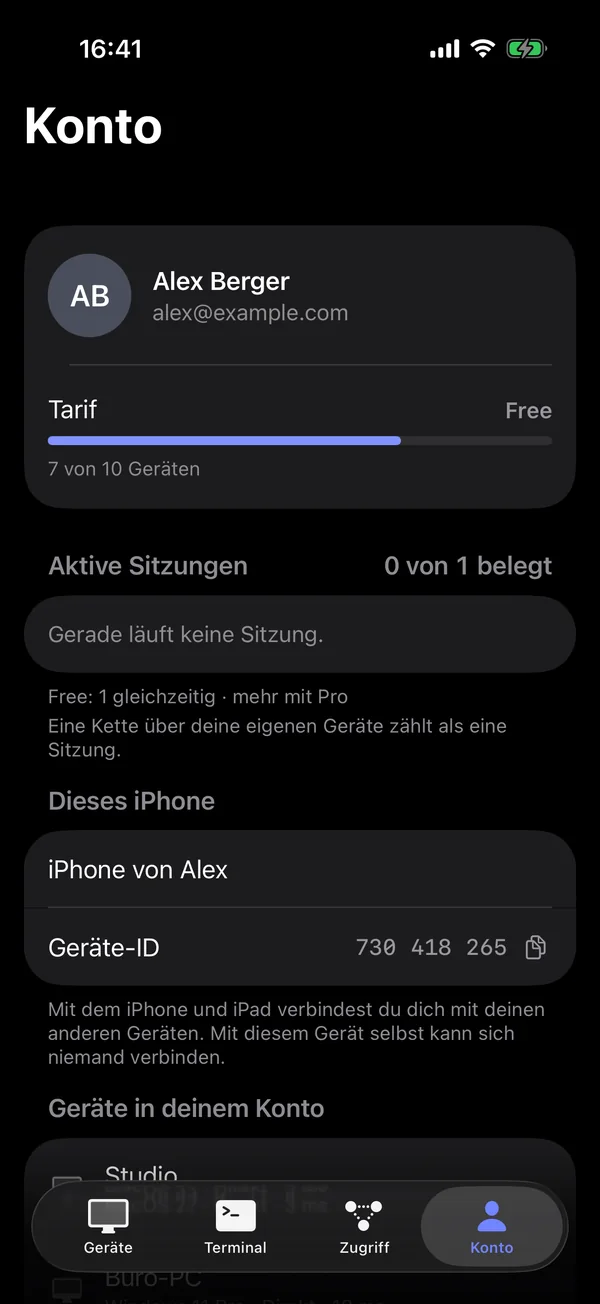 Konto endgültig löschen