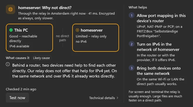 “Why not direct?”: both ends, the likely cause and what helps