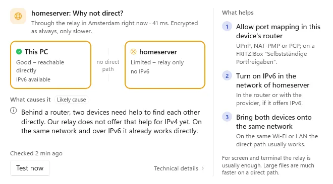 “Why not direct?”: both ends, the likely cause and what helps